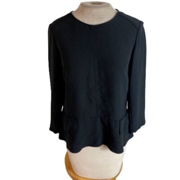 Banana Republic Top Shirt Blouse Black XS - Picture 1 of 5